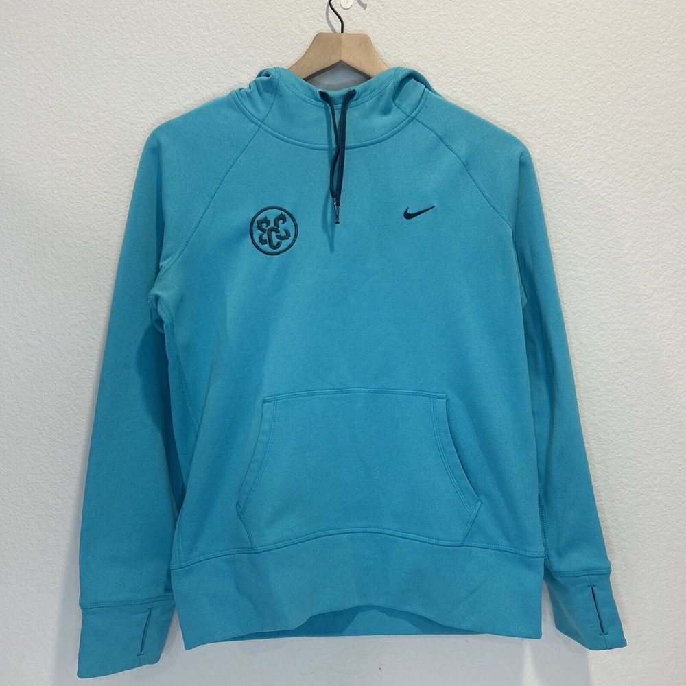 Nike Therma-FIT Surf Cup 14 Hoodie Teel Size Medium Womens Used 548804-388